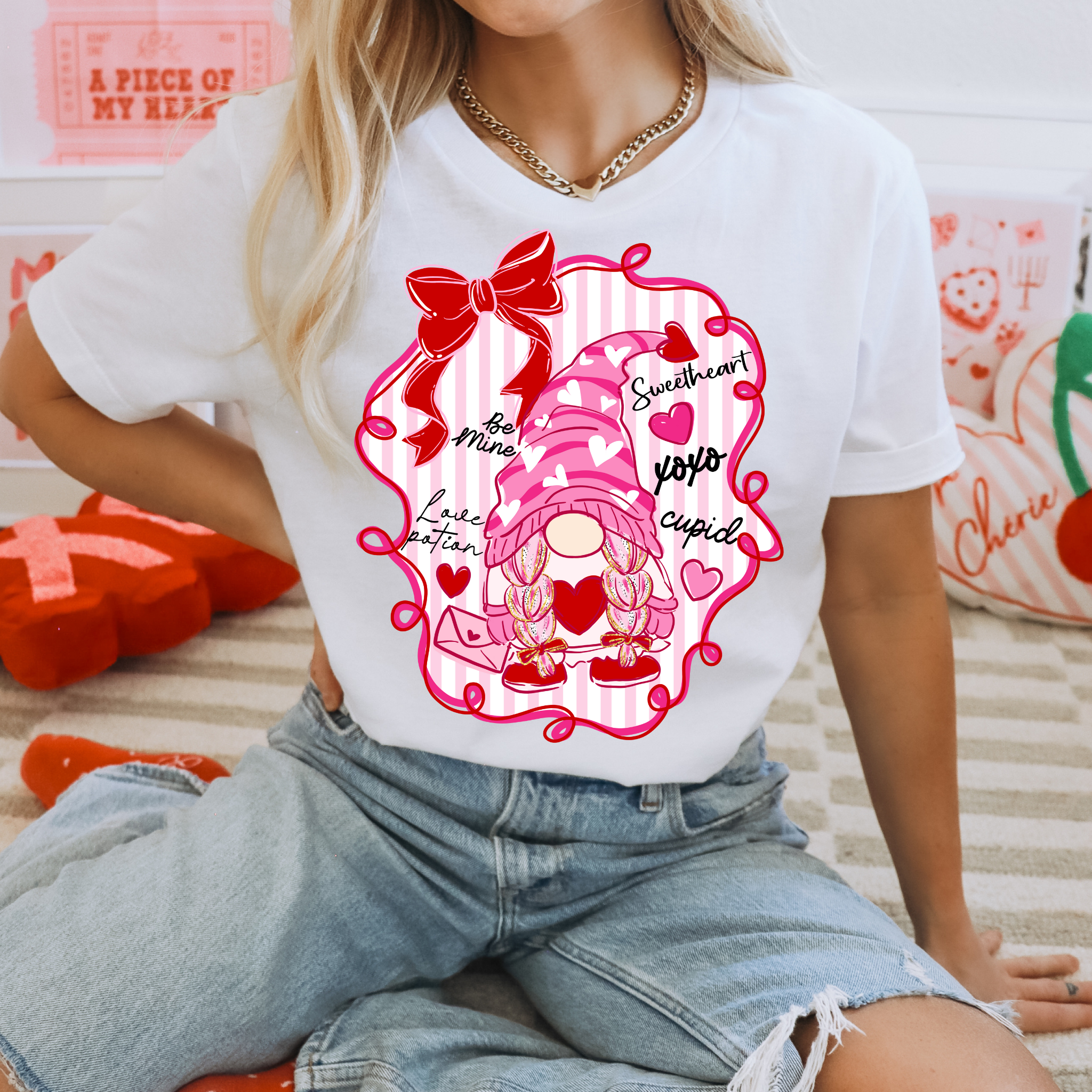 Gnome Valentine Tee