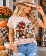 All Is Merry & Bright Tee - SKC & Co.