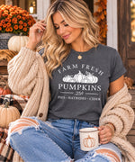 Farm Fresh Pumpkins Tee - Fall Tee - SKC Boutique