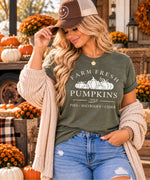 Farm Fresh Pumpkins Tee - Fall Tee - SKC Boutique