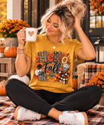 Hello Fall Patchwork Tee - SKC Boutique