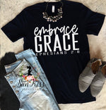 Embrace Grace Tee – White Design - SKC & Co.