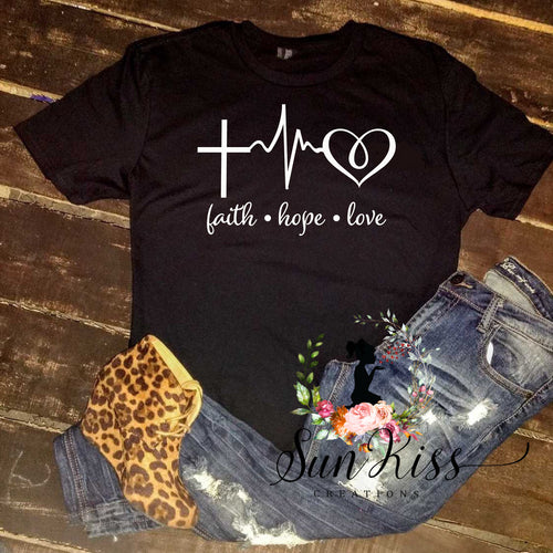 Faith Hope Love Tee - SKC Boutique