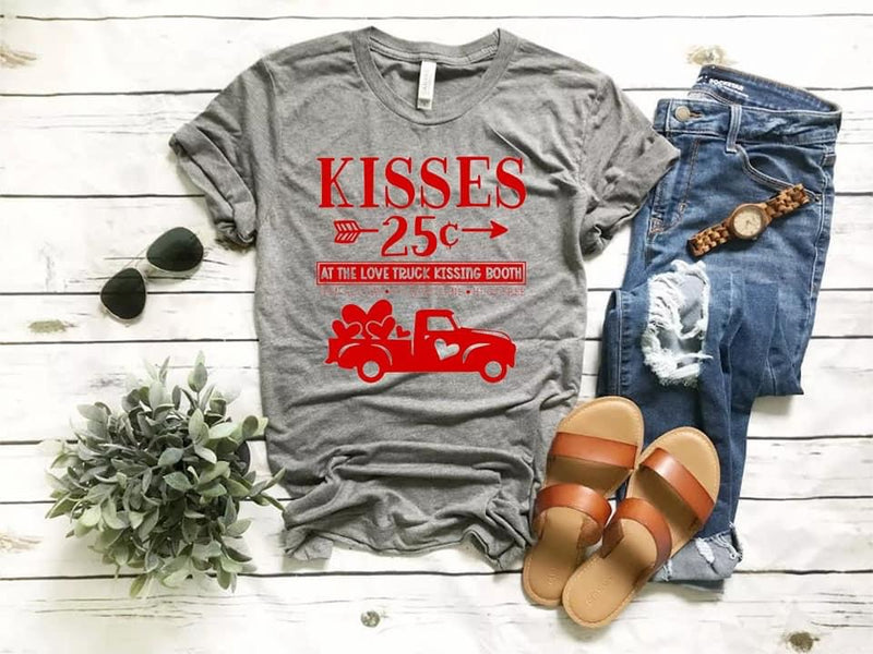 Kisses Tee - SKC Boutique