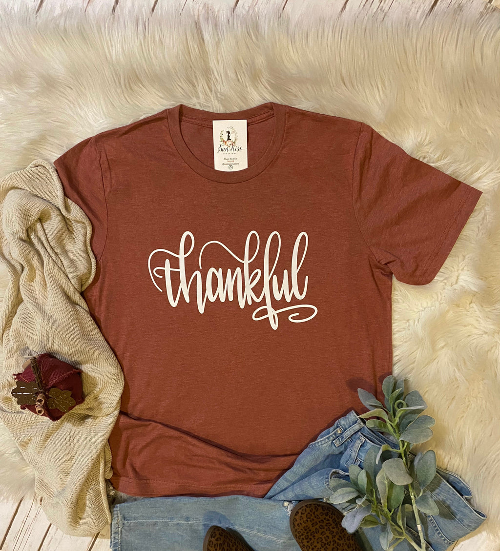 Thankful Tee-Fall Tee - SKC Boutique