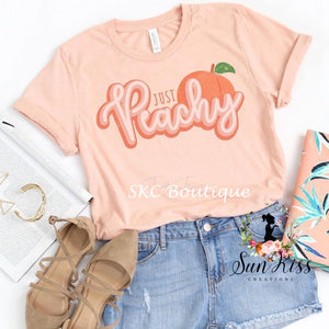 Just Peachy Tee - SKC Boutique