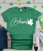 Blessed Shamrock Tee - SKC Boutique